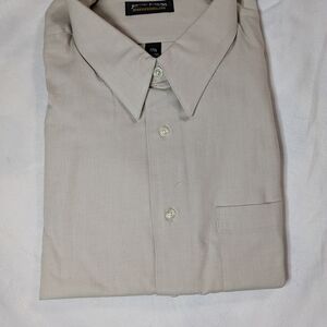 Joseph & Feiss Men's Beige Long Sleeve Shirt